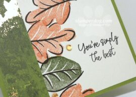 Leafy Thank You Card