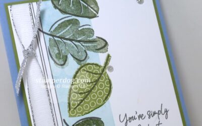 Simply the Best Falling Leaf Card