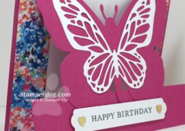 Unique Butterfly Birthday Card