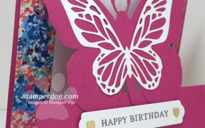 Unique Butterfly Birthday Card