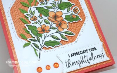 Inspired to Make a Bright Thank You Card