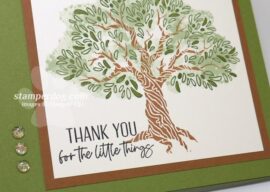 Twisted Tree Thank You Card
