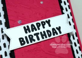 Hot Pink Birthday Card