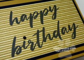 How to Make a Masculine Birthday Card