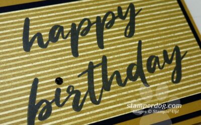 How to Make a Masculine Birthday Card