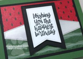 Watermelon Birthday Card