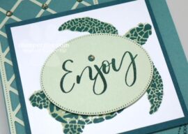 Finally Made a Sea Turtle Card