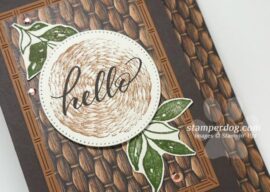Sneak Peek Textured Card for a Friend