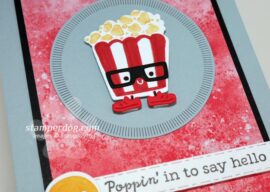 Poppin’ In to Say Hello Card
