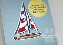 Sailboat Card x 2