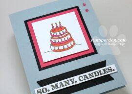 Simple Birthday Candles Card