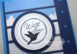 Encircled with Love in the Clouds Card