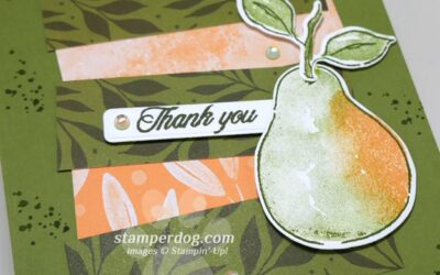 I Like This Pear Thank You Card