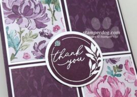 Purple Thank You Card