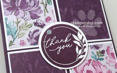 Purple Thank You Card