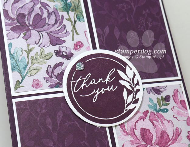Purple Thank You Card