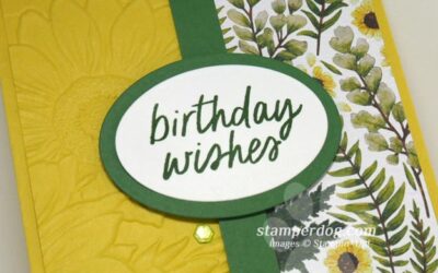 Quick and Easy Sunflower Card