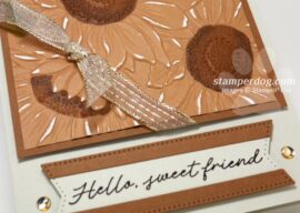 Sunflower Card for a Sweet Friend