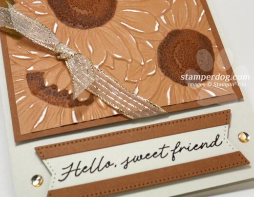 Sunflower Card for a Sweet Friend