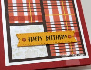 First Day of Fall Masculine Fall Birthday Card