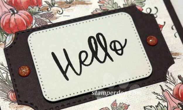 Let the Patterned Paper Do the Work