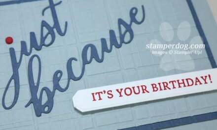 Blue Birthday Card for Christmas