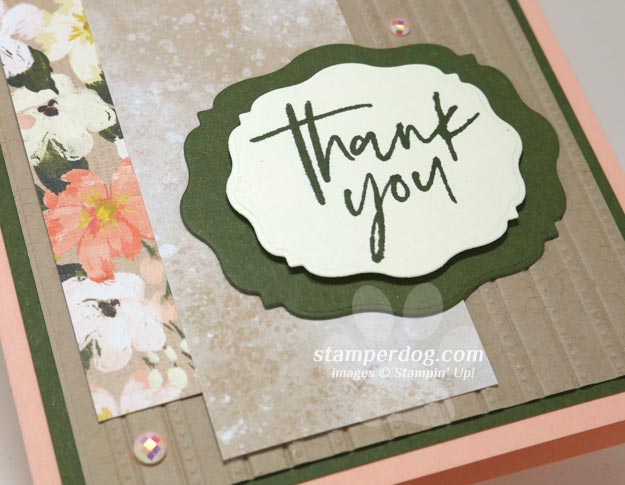 Sunday’s Brushed Thank You Card