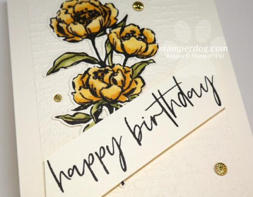 Yellow Rose Birthday Card