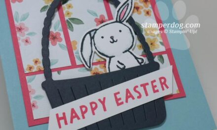 Easter Basket Bunny Card