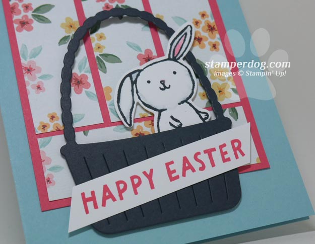 Easter Basket Bunny Card