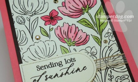 Sending a Flowery Sunshine Card