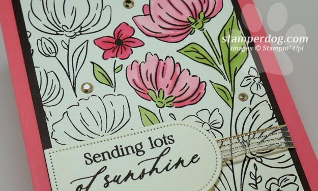 Sending a Flowery Sunshine Card