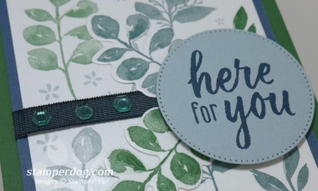 Greenery Lane Washi Tape Card
