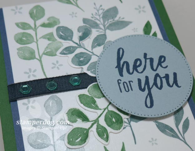 Greenery Lane Washi Tape Card