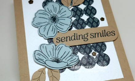 Blue Smiles Card & Sweet Treats