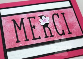 French Thank You Card