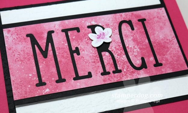 French Thank You Card