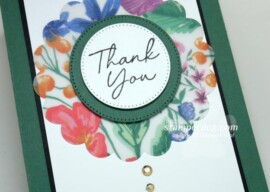 Playing with Floral Patterned Vellum