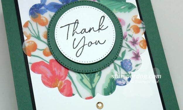 Playing with Floral Patterned Vellum