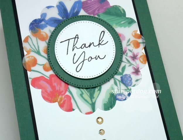 Playing with Floral Patterned Vellum