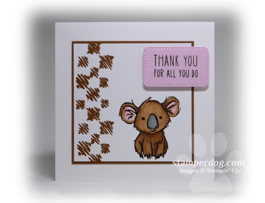Little Square Koala Card