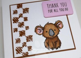 Little Square Koala Card