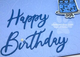 Little Shimmer on a Birthday Card