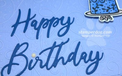 Little Shimmer on a Birthday Card