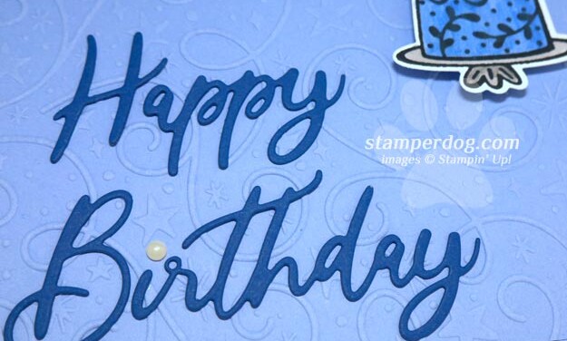 Little Shimmer on a Birthday Card