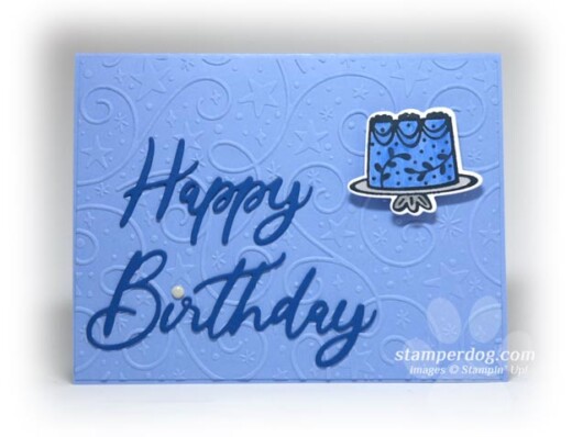 Shimmer on a Birthday Card