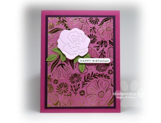 Elegant Foiled Birthday Card