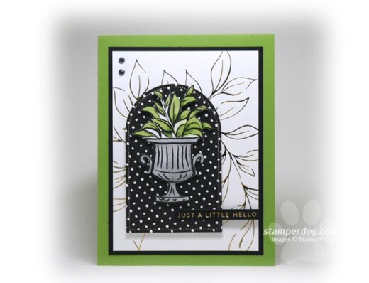 Foiled Garden Card
