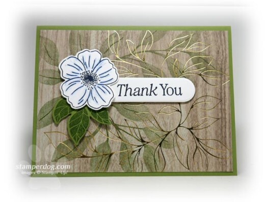 Hot Foiled Thank You Card