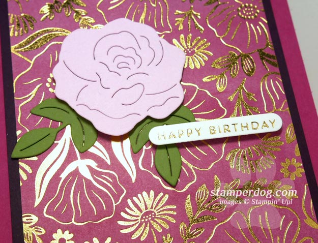 Elegant Foiled Birthday Card